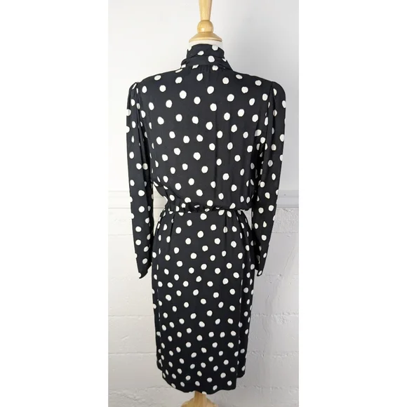 Saint Laurent • Rive Gauche Vintage Polka Dot Dress